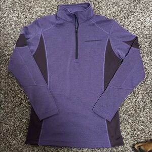 Purple Quarter-Zip Pullover